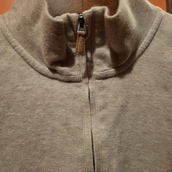 Polo Ralph Lauren Estate Rib Quarter Zip Sweater Tan Beige Size XXL - Picture 4 of 7